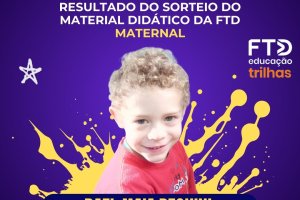 Segue os ganhadores do sorteio do material didtico da FTD. Parabns a todos os contemplados!  - Colgio Estrela Srius